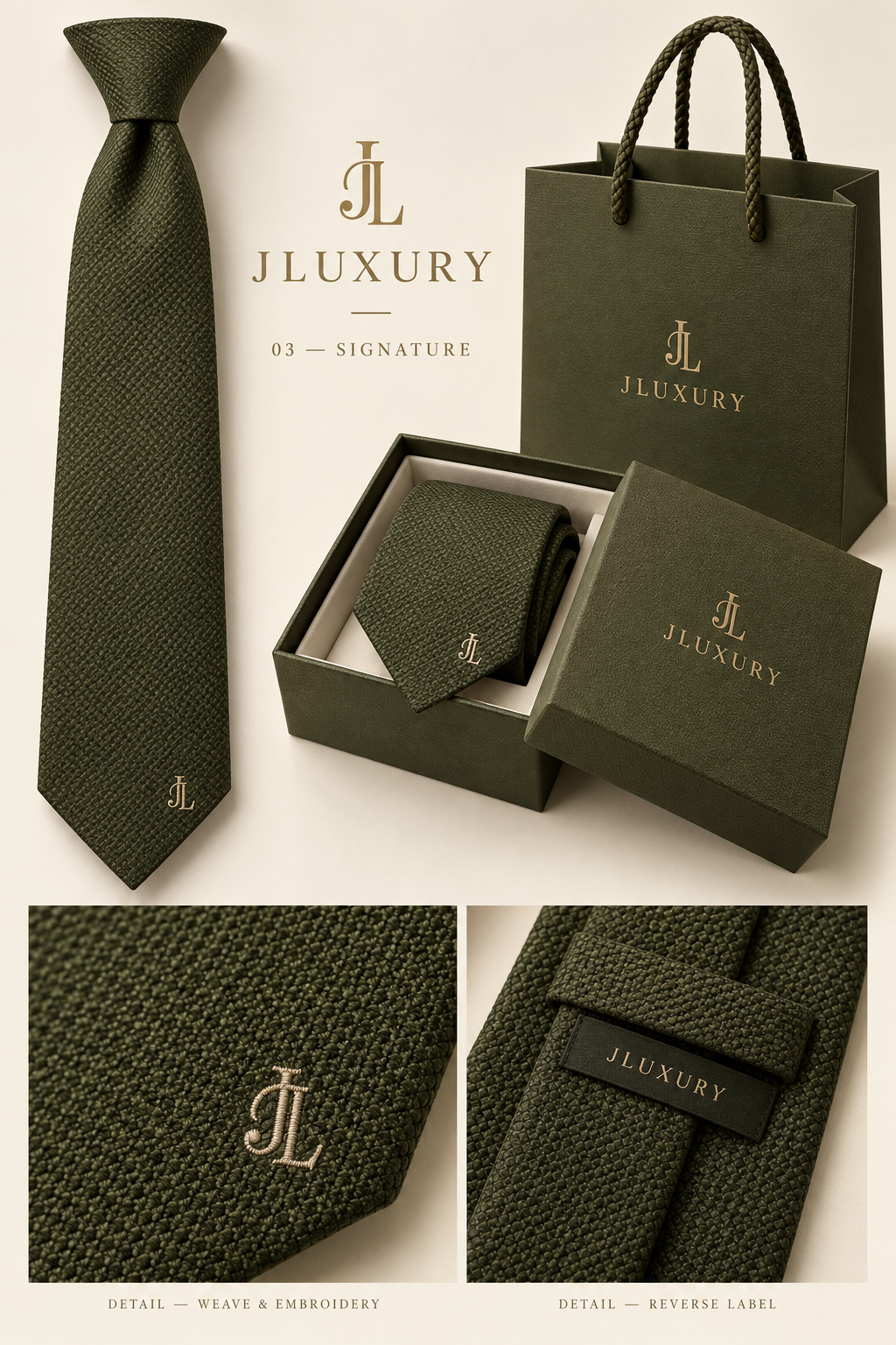 JLUXURY Signature Tie Collection