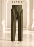 JLUXURY Signature Pleated Trousers