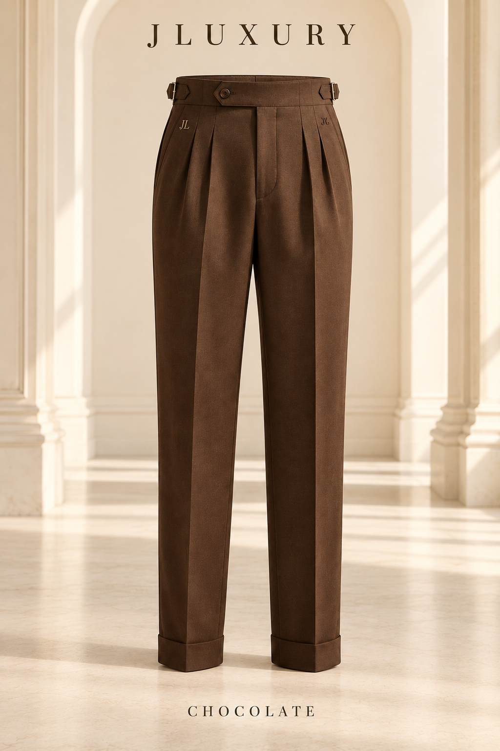 JLUXURY Signature Pleated Trousers