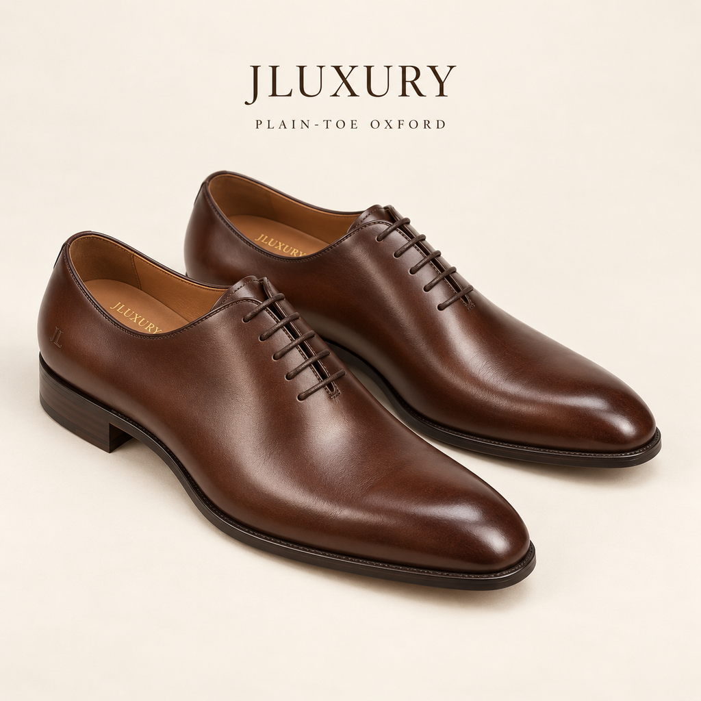 JLUXURY Classic Oxford Dress Shoes