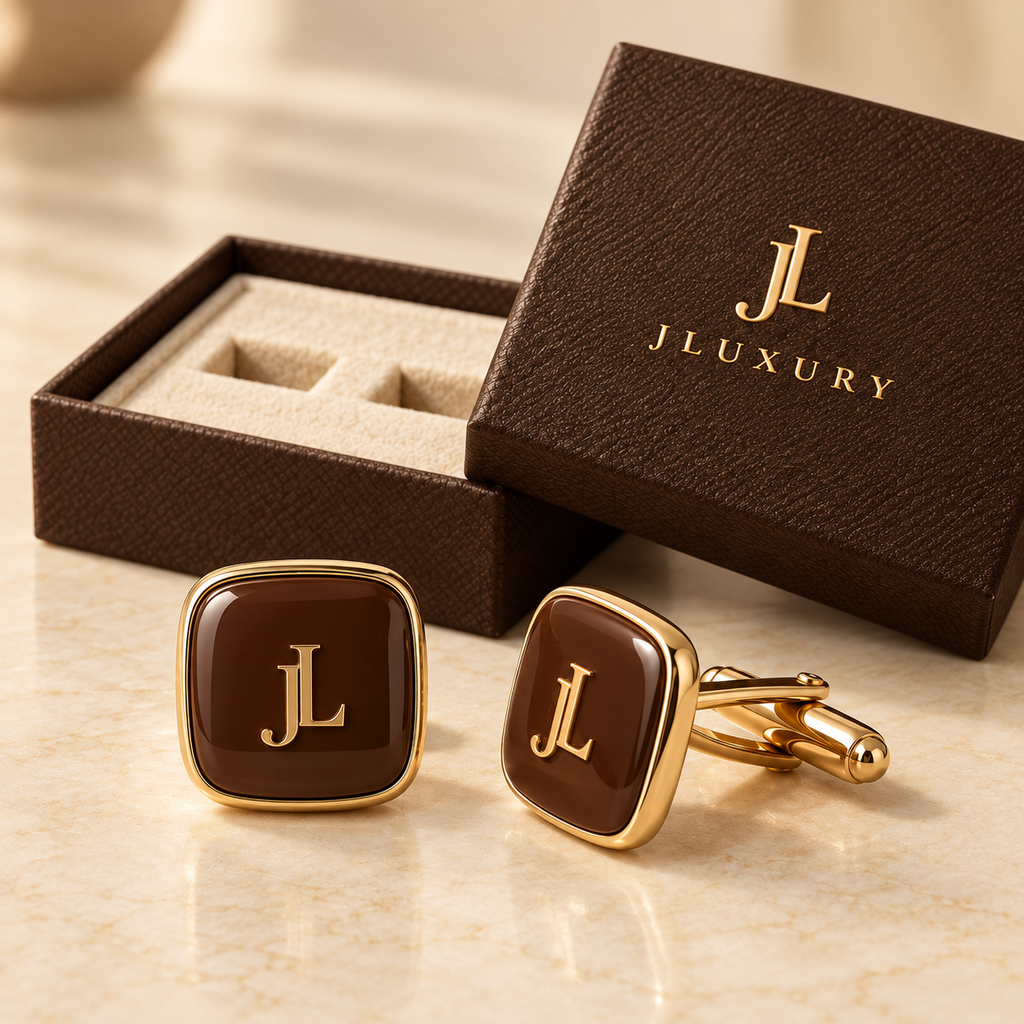 JLUXURY Signature Monogram Cufflinks