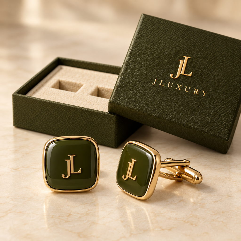 JLUXURY Signature Monogram Cufflinks