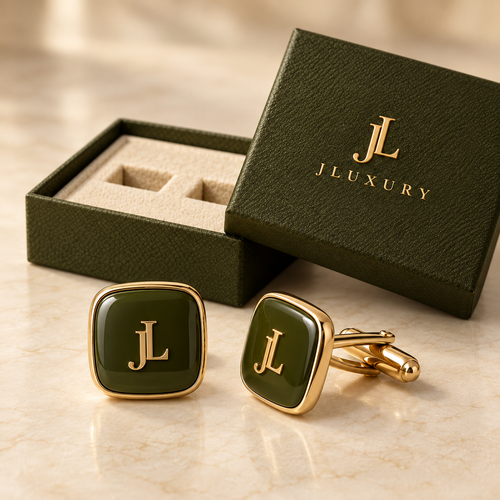 JLUXURY Signature Monogram Cufflinks