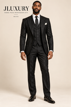 JLUXURY Signature Three-Piece Monogram Suit