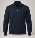 JLUXURY Men’s Essential Quarter-Zip Sweater