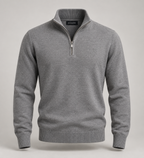 JLUXURY Men’s Essential Quarter-Zip Sweater