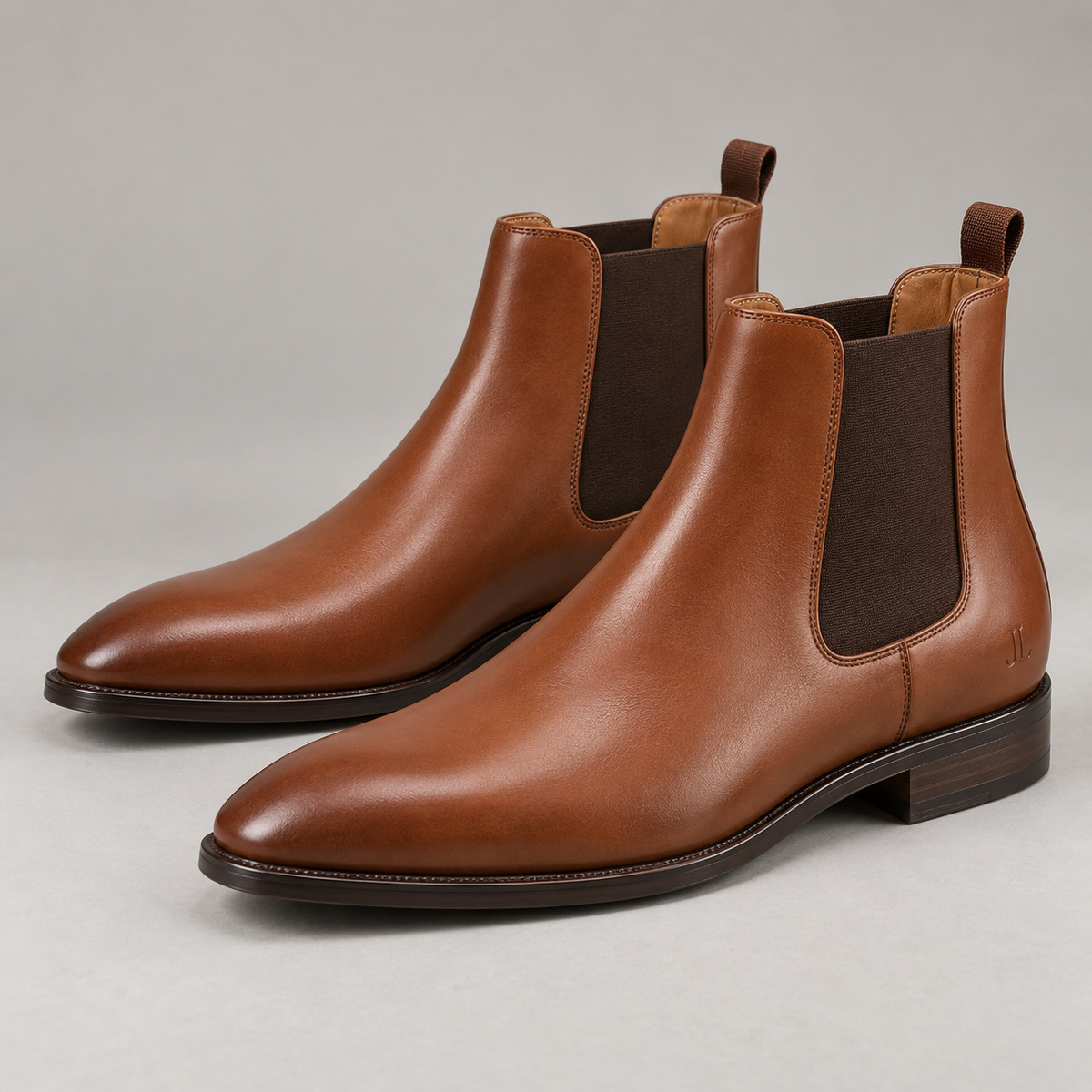 JLUXURY Men’s Signature Chelsea Boots