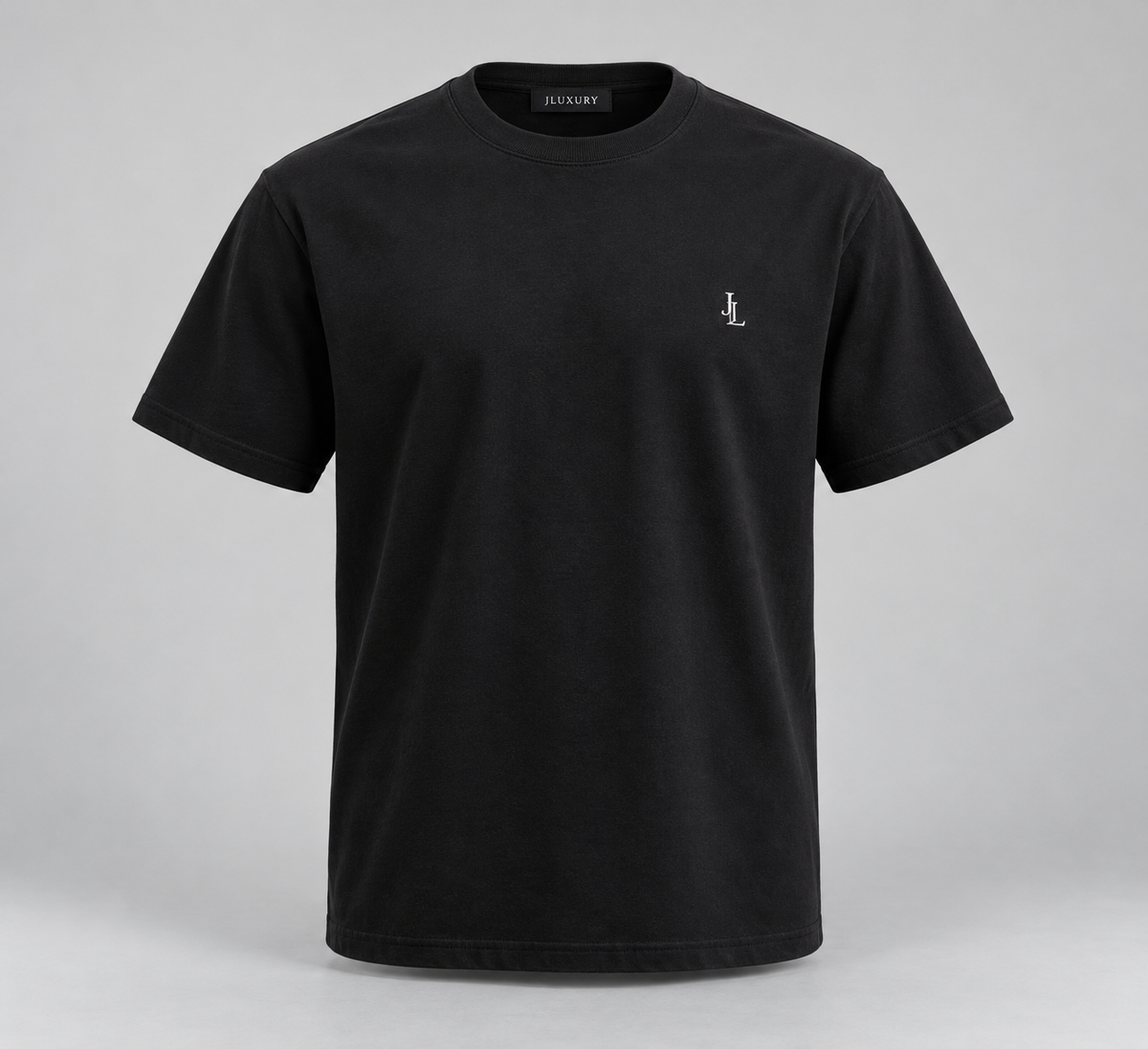 JLUXURY Men’s Essential Cotton Crew Neck T-Shirt