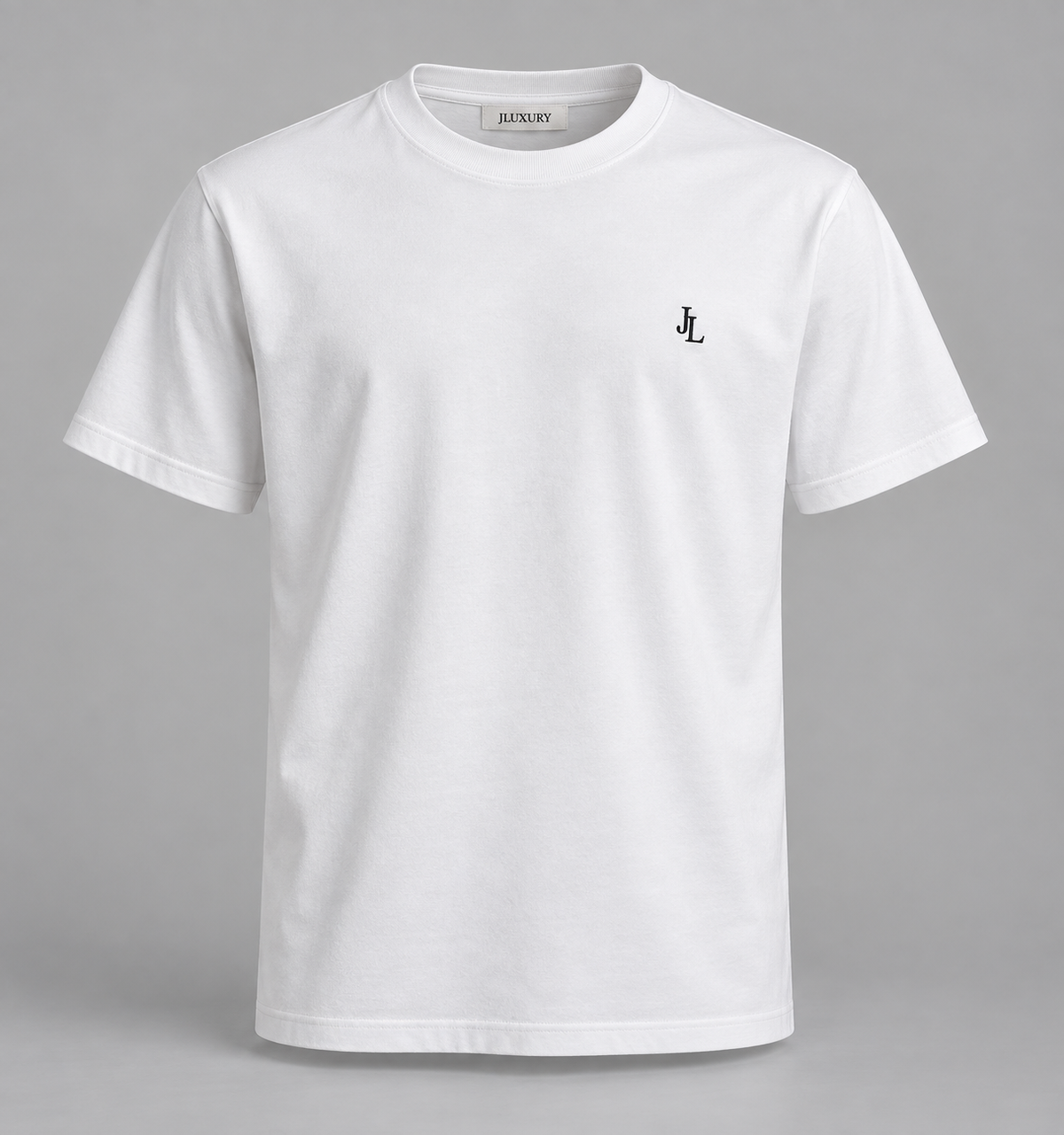 JLUXURY Men’s Essential Cotton Crew Neck T-Shirt