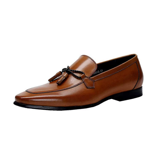 Men’s Cognac  Tassel Loafers