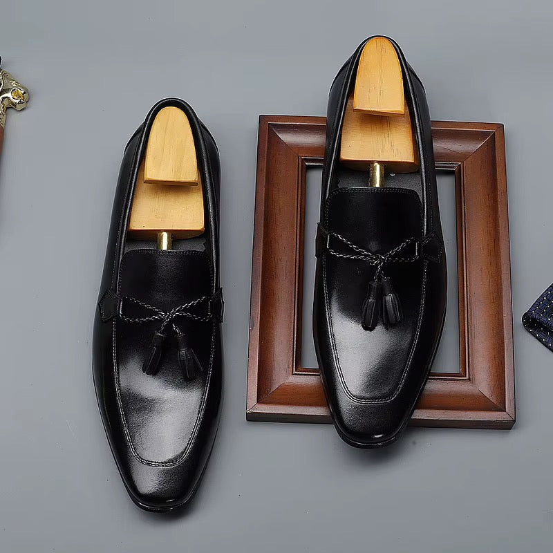 Men’s Cognac  Tassel Loafers
