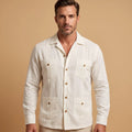 Men’s Long Sleeve Guayabera Shirt